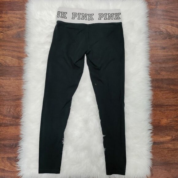 PINK Victoria's Secret Yoga Twee Y2K Hoodie & Low Waist Leggings Set Black Small - Picture 5 of 16